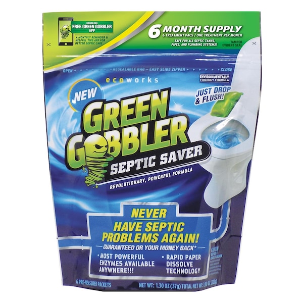 Green Gobbler Green Gobbler Tablet Septic System Cleaner 6 ct G0017 - main
